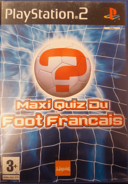 Maxi Quiz du Foot Francais box art for Playstation 2